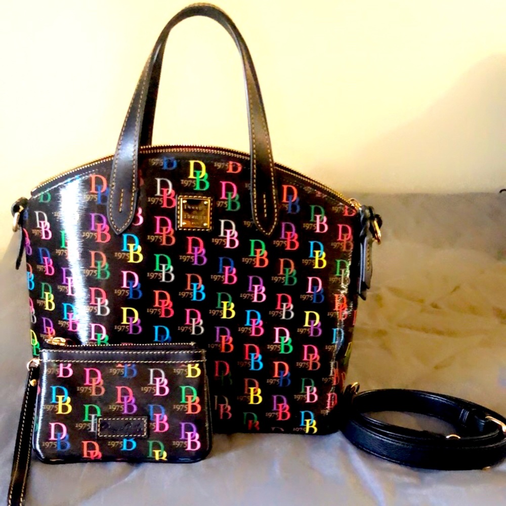 Dooney & Bourke multicolor dome satchel